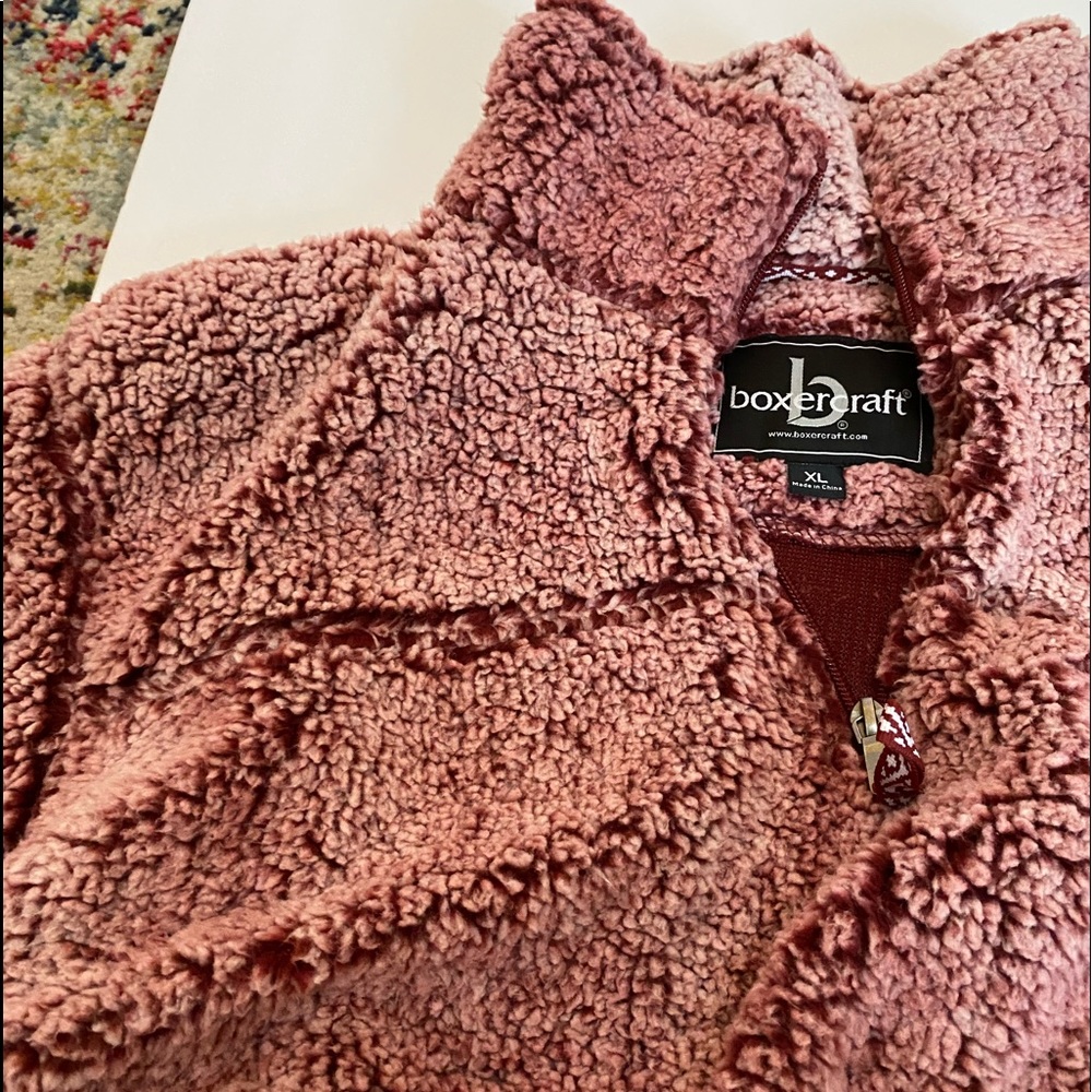 Boxercraft zip sweater
